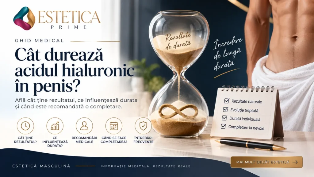 Cât durează acidul hialuronic în penis – ghid medical Estetica Prime