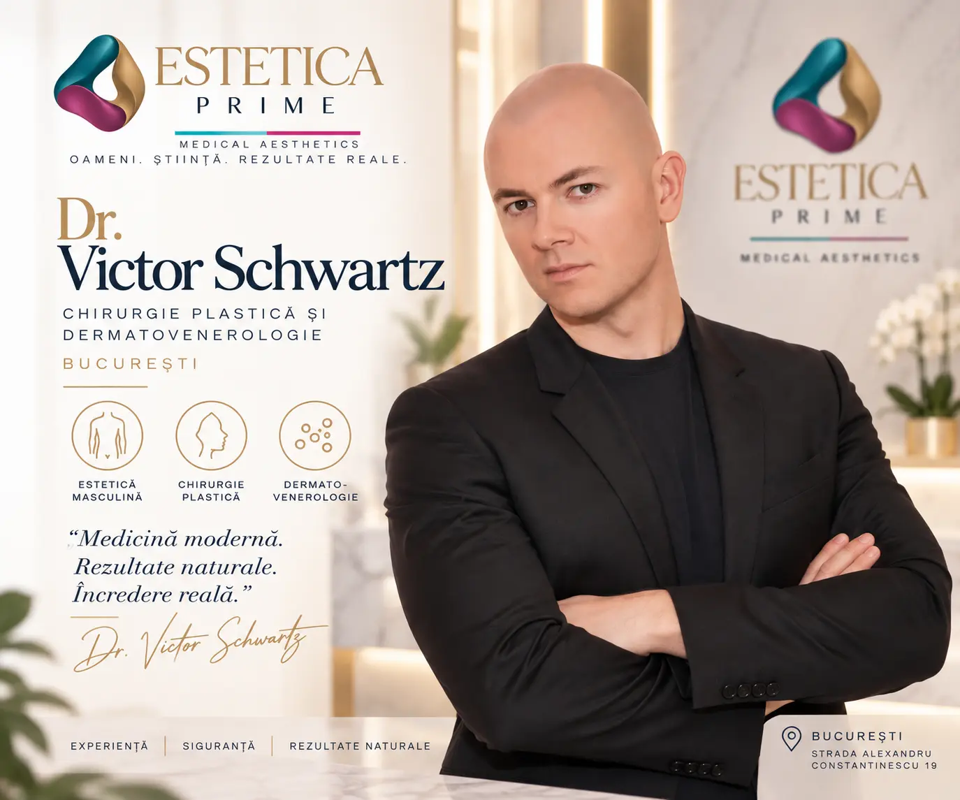 Dr. Victor Schwartz – chirurgie plastică și dermatovenerologie, Estetica Prime