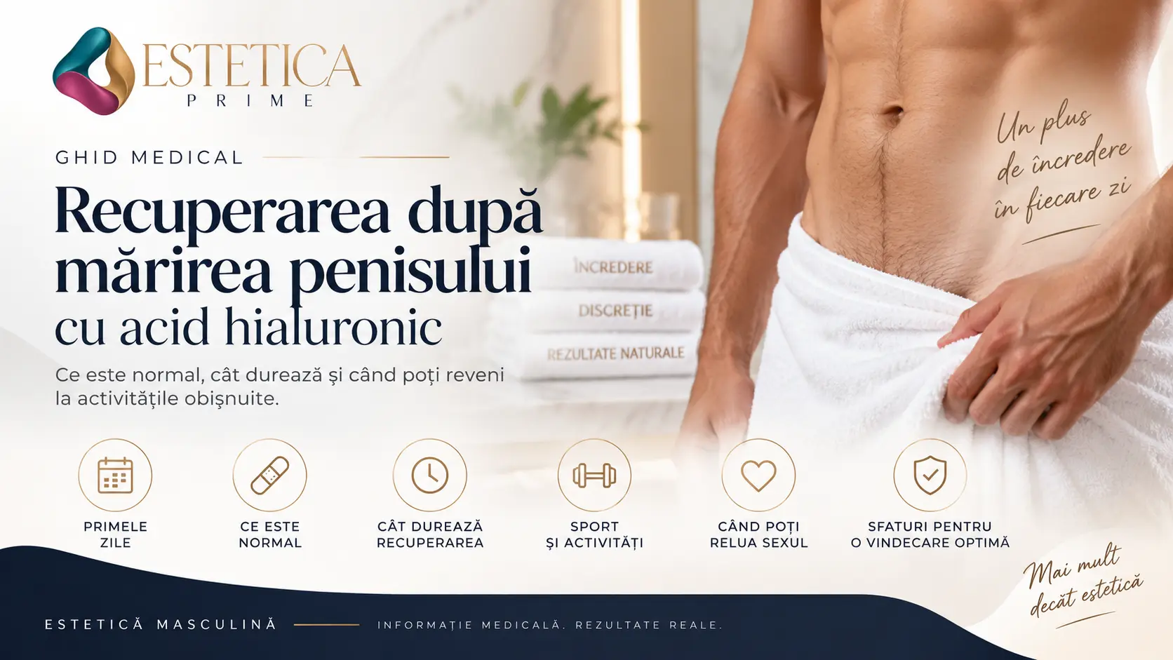 Recuperarea după mărirea penisului cu acid hialuronic – ghid medical Estetica Prime
